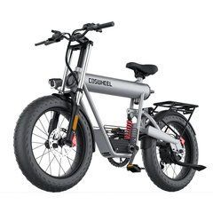 Електрофетбайк COSWHEEL T20 EBIKE 1500W-48V-20Ah 18650 Li-ion Battery шини 20"/20" купити дешево в Україні