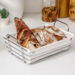 Корзина для хлеба 26 х 19 х 7,5 см Сильвер (шт)